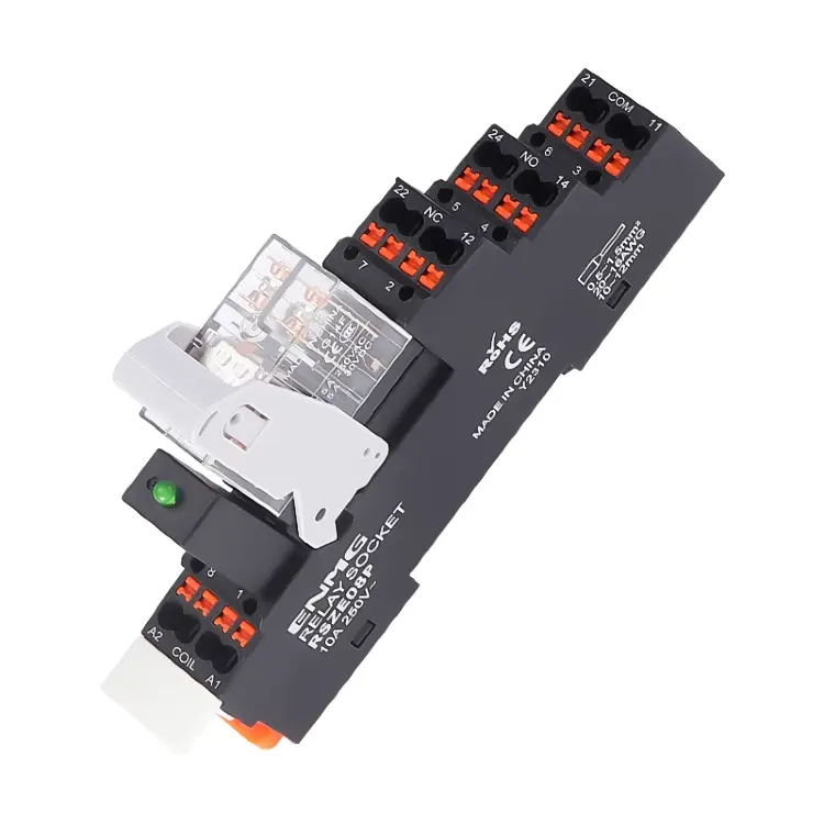 ENMG G2R-1 электромагнитное реле DC24V 2NO 2NC для DIN-рейки