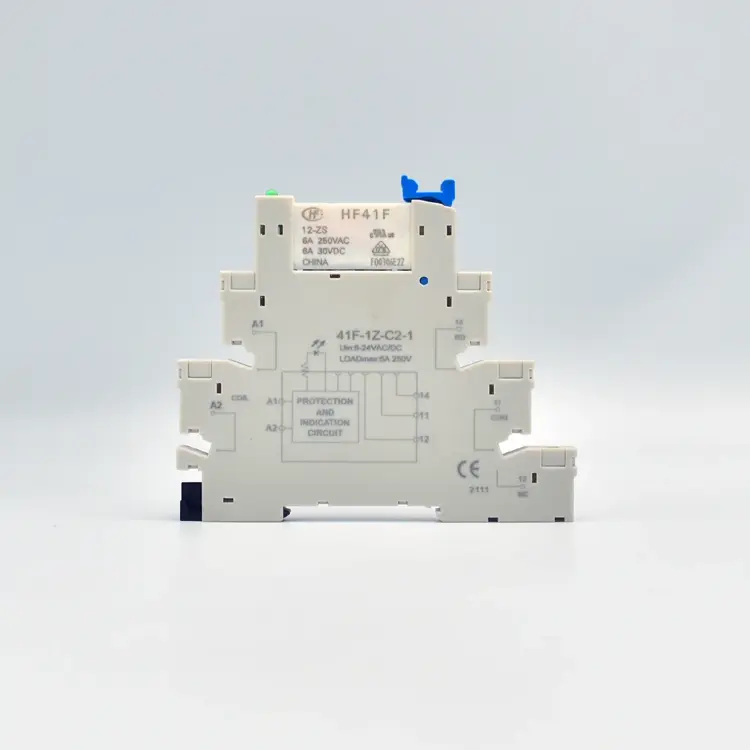 Реле высокочастотное 41F-1Z-C2-1 HF41-F-24-ZS DIN 6A 1CO
