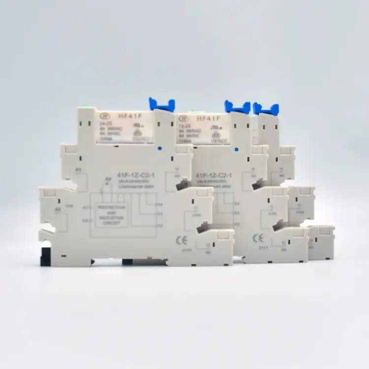 Реле высокочастотное 41F-1Z-C2-1 HF41-F-24-ZS DIN 6A 1CO