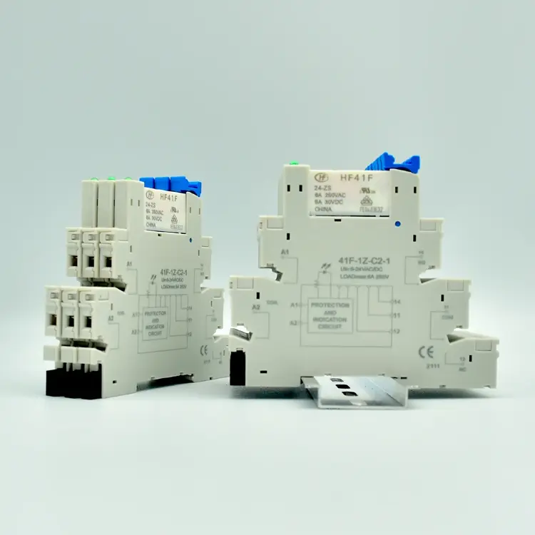 Реле высокочастотное 41F-1Z-C2-1 HF41-F-24-ZS DIN 6A 1CO