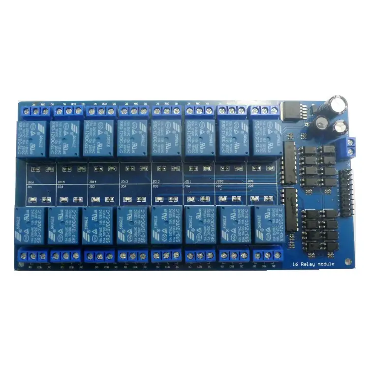 16-канальный модуль управления RS485 Modbus RTU NPN PNP 5-24В