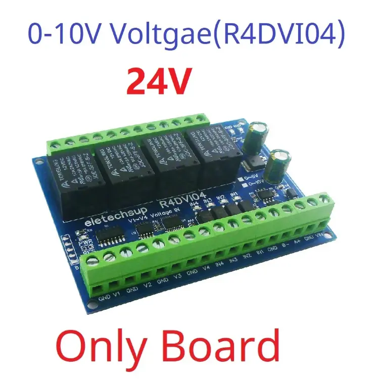 Модуль 4AI 4DI 4DO ModBus для сбора данных DC12V/DC24V