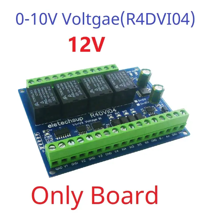 Модуль 4AI 4DI 4DO ModBus для сбора данных DC12V/DC24V