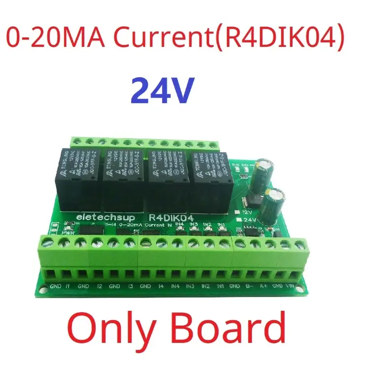Модуль 4AI 4DI 4DO ModBus для сбора данных DC12V/DC24V