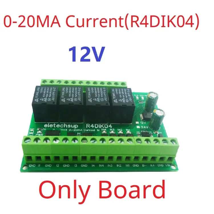Модуль 4AI 4DI 4DO ModBus для сбора данных DC12V/DC24V
