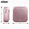 Портативный мегафон с микрофоном и динамиком Rolton K400