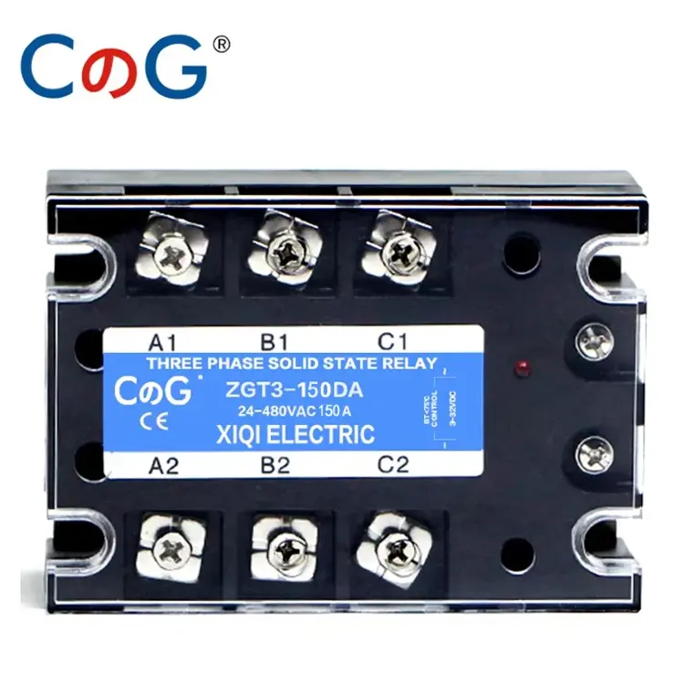 Твердотельное реле SSR 3-фазное 10A 25A 40A 60A 80A 100A 150A 200A DA