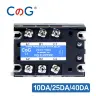 Твердотельное реле SSR 3-фазное 10A 25A 40A 60A 80A 100A 150A 200A DA