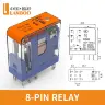 8pin 2NO2NC / AC220V