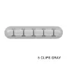 5 Clips Grey