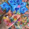 Светящиеся фигурки животных и грибов из смолы (60 шт)