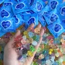 Светящиеся фигурки животных и грибов из смолы (60 шт)