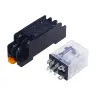 Реле мощности LY2NJ DPDT 8-контактное 6-380В 10А с розеткой