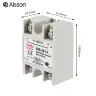 Твердотельное реле SSR-10AA 25AA 40AA, однофазное, 24-380В AC