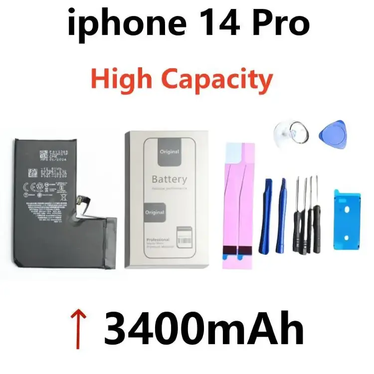 Аккумулятор для iPhone SE, 5, 6, 6S, 7, 8, X, 11, 12, 13, 14, 15