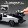 Модель внедорожника Cybertruck 1:36 литая под давлением с световыми и звуковыми эффектами