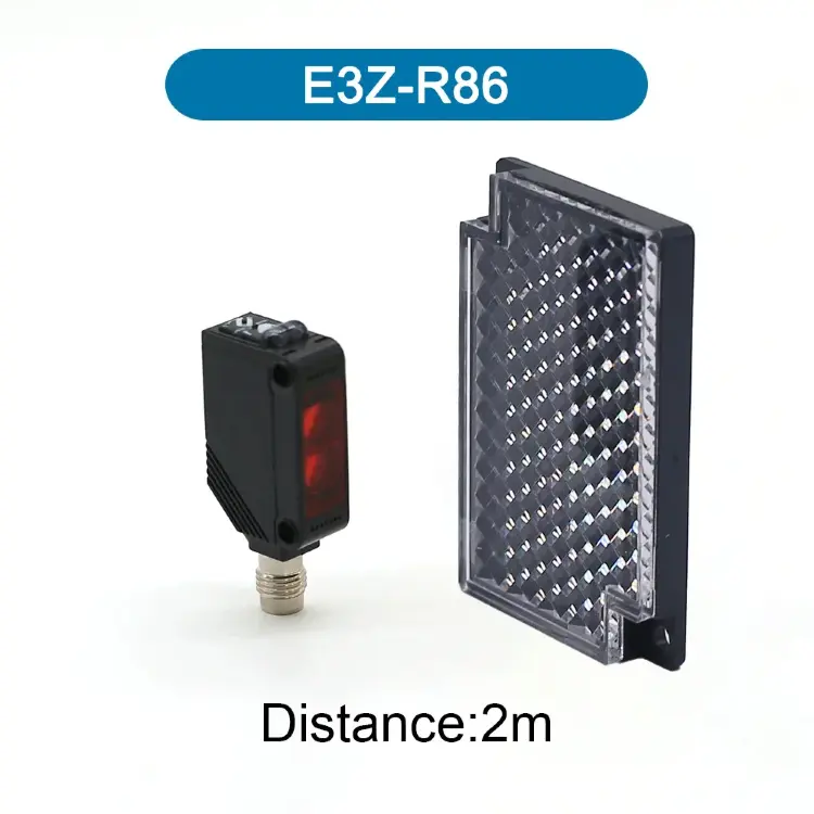 Фотоэлектрический датчик приближения E3Z-R66 R86, 2м, ретро-отражатель