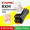 Электромагнитное промежуточное реле ENMG RXM 24В DC/220В AC 8-14 контактов
