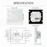 MOES Zigbee термостат для отопления 5A16A Tuya