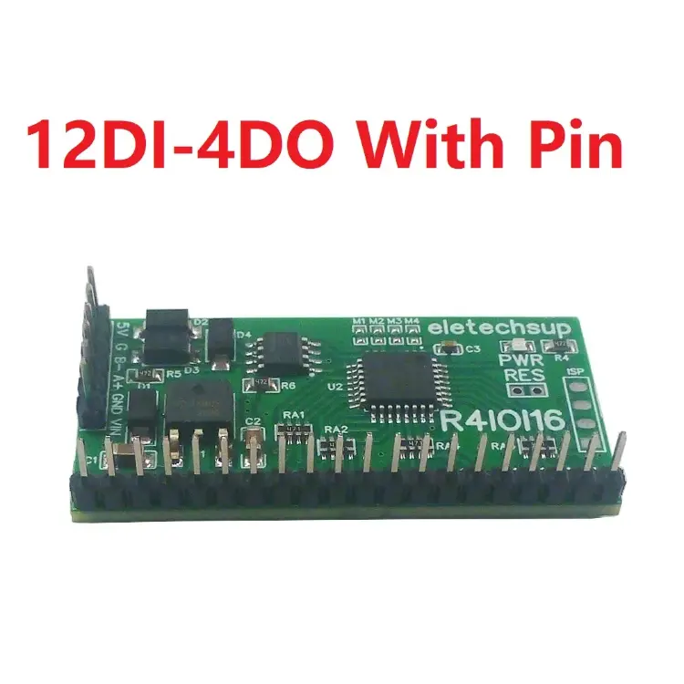 Модуль ввода-вывода R4IOI16 Modbus RTU RS485, 16DI/16DO, NPN/PNP, DC6-25V