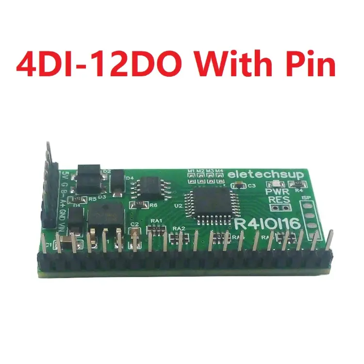 Модуль ввода-вывода R4IOI16 Modbus RTU RS485, 16DI/16DO, NPN/PNP, DC6-25V