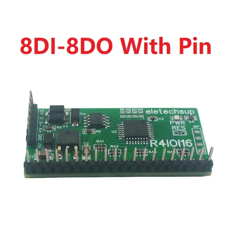 Модуль ввода-вывода R4IOI16 Modbus RTU RS485, 16DI/16DO, NPN/PNP, DC6-25V