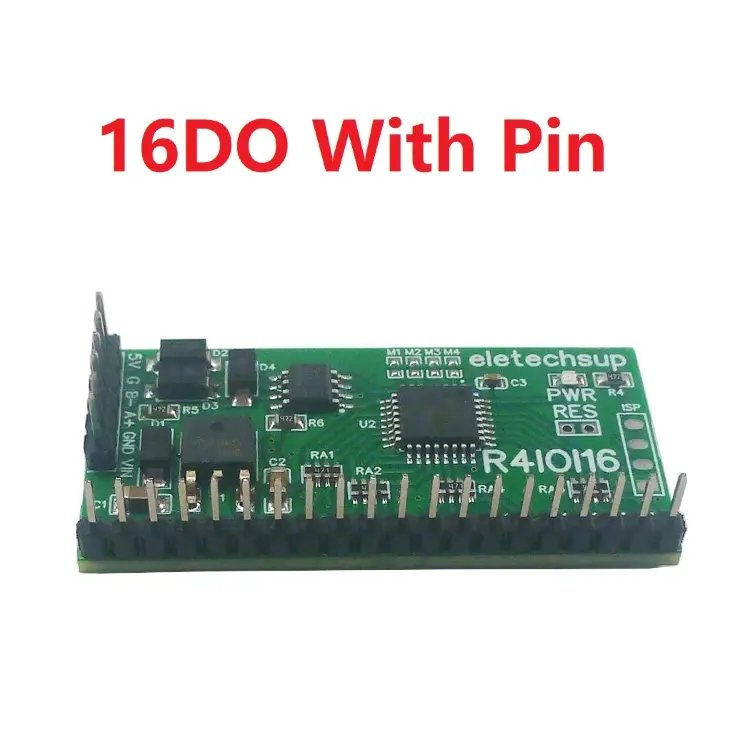 Модуль ввода-вывода R4IOI16 Modbus RTU RS485, 16DI/16DO, NPN/PNP, DC6-25V