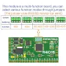 Модуль ввода-вывода R4IOI16 Modbus RTU RS485, 16DI/16DO, NPN/PNP, DC6-25V