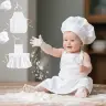 Детский костюм шеф-повара с фартуком и шляпой