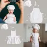 Детский костюм шеф-повара с фартуком и шляпой