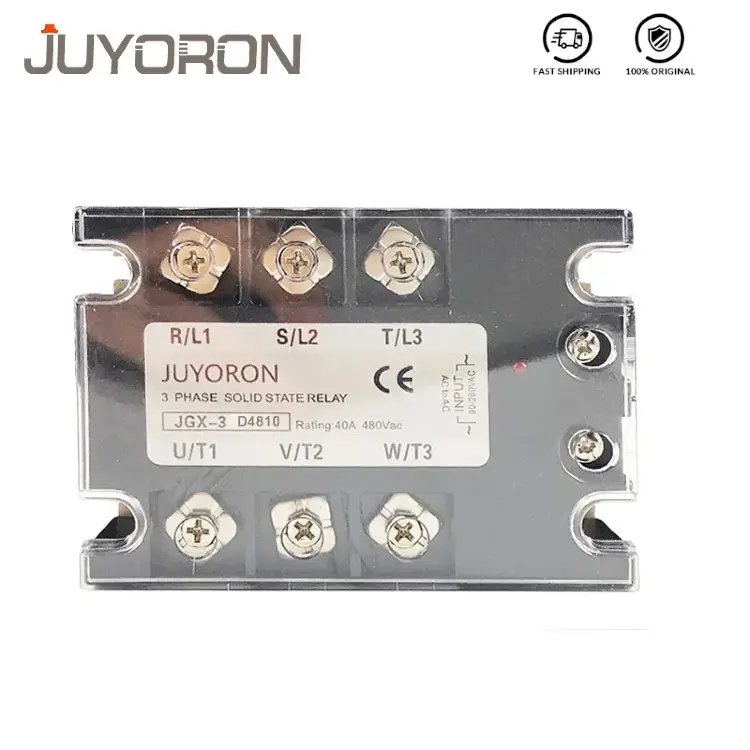 Трехфазное твердотельное реле SSR 10-480 А, 3-32В DC/24В AC