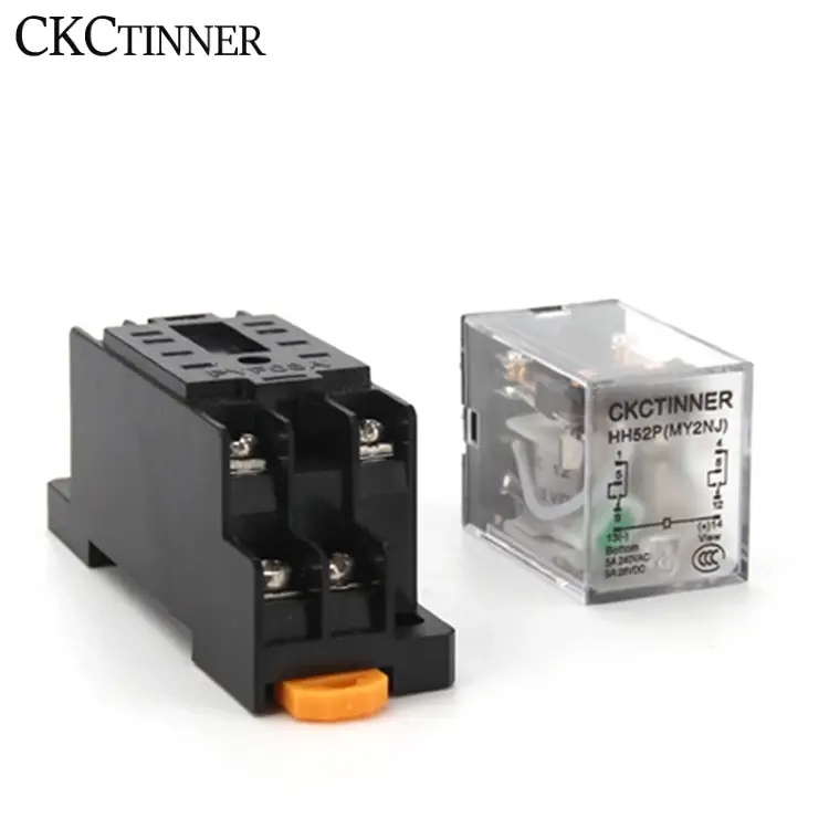 Промежуточное реле HH52P MY2NJ 24V 8-контактное