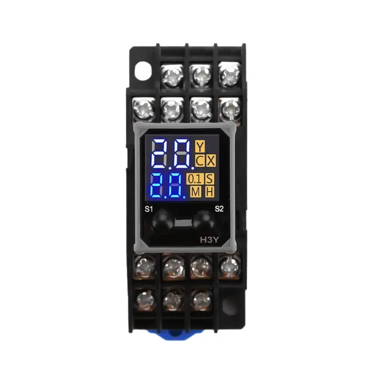 Реле времени H3Y-4 цифровое 220В 12В 24В с LCD дисплеем