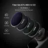 Набор фильтров TELESIN CPL ND8 ND16 ND32 UV VND для DJI OSMO Action 6