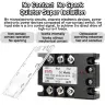 Трехфазный модуль твердотельного реле EARU TSR-40AA TSR-40DA 40A с радиатором 480VAC