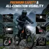 Электрический мотоцикл Bopzin Peak 3000W 52V с аккумулятором 25AH