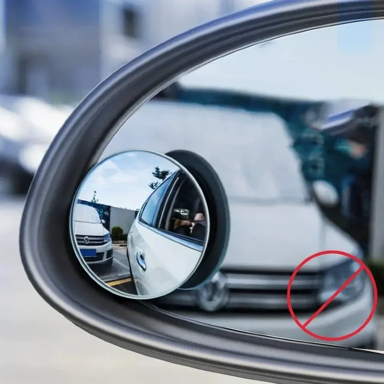 Выпуклое зеркало для слепых зон автомобиля 360° с регулировкой