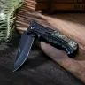 Складной нож EDC из нержавеющей стали для кемпинга и охоты