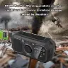 Портативное аварийное радио AM/FM с солнечной зарядкой и фонариком