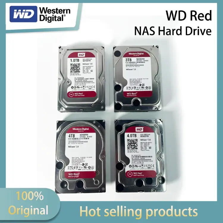 Жесткий диск Western Digital WD Red NAS 1-4 ТБ для сетевых хранилищ