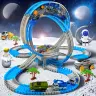 Гибкая гоночная трасса Space Track с электрическим автомобилем