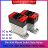 Твердотельное реле SSR 10A 25A 40A 60A 80A 100A 120A DD DA AA однофазное