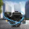 Бензиновый двигатель 7.5 л.с. 212cc с электрозапуском 4-тактный
