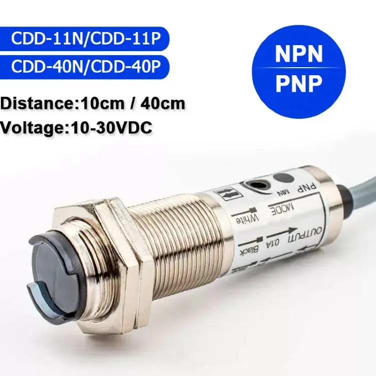 Фотоэлектрический датчик M18 диффузного отражения 12-24В NPN PNP
