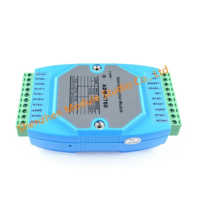 ADM-4760 модуль измерения температуры 6-канальный Pt1000 RS485 MODBUS RTU