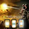 Аварийное радио с кривошипной рукояткой и солнечной панелью 5000 мАч