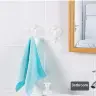 Крючок на присоске прозрачный многоразовый с вакуумным креплением