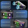 Портативная колонка Mecha V8 с Bluetooth 5.0 и RGB подсветкой