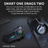 Bluetooth-гарнитура Y10 5.3 для мотоциклетного шлема с подсветкой