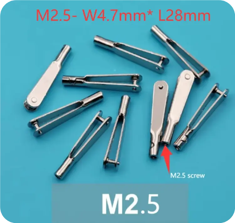 Стальные соединительные шарниры M2/M2.5/M3 для сервоприводов, 10 шт